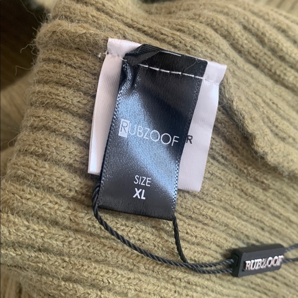 Women's Army Green Oversized Long Sleeve Crewneck Boxy Fit Sweater. Size XL - Picture 4 of 5